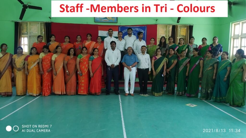Staff-Members in Tri- Colourss
